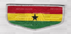 Patch Scan of Black Eagle Lodge Ghana OA Flap