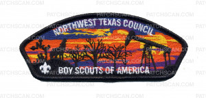 Patch Scan of Northwest Texas Council Boy Scouts of America