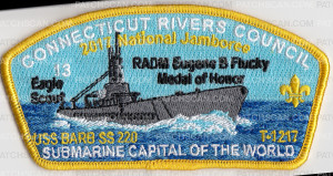 Patch Scan of CRC National Jamboree 2017 Barb #13.