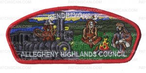 Patch Scan of Rendezvous V - Red Border
