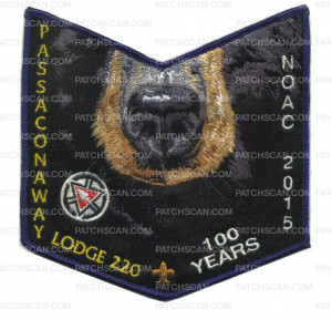 Patch Scan of NOAC Black Bear pocket patch (34407)