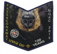 NOAC Black Bear pocket patch (34407) Daniel Webster Council #330