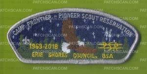 Patch Scan of Camp Frontier Pioneer Scout Reservation Center - CSP - Eagle