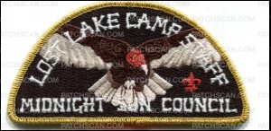 Patch Scan of Lost Lake Camp Staff CSP Vulture gold