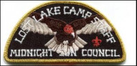 Lost Lake Camp Staff CSP Vulture gold Midnight Sun Council #696