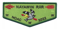 Nayawin RaR NOAC 2022 Delegate Flap Tuscarora Council #424