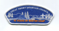 GSMC- 15 Years of Winter Camp Great Smoky Mountain Council #557