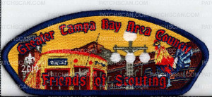 Patch Scan of Greater Tampa Bay Area Council Friends of Scouting Ybor City 2019