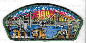 Patch Scan of San Francisco Bay Area Council- 100 Years 