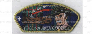 Patch Scan of Yocona Wood Badge CSP full color, gold border
