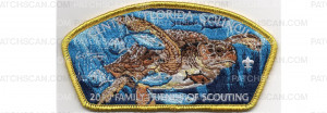 Patch Scan of Friends of Scouting CSP Yellow Border (PO 88185)