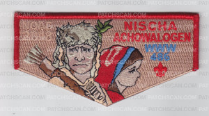 Patch Scan of Nischa Achowalogen NOAC 2018 Tan Pocket Flap