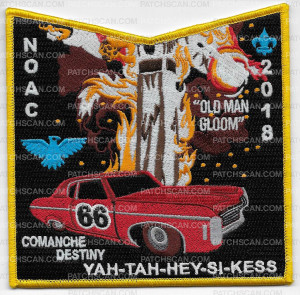 Patch Scan of NOAC 2018 Comanche Destiny - pocket patch