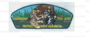 Patch Scan of FOS Courteous 2007 CSP