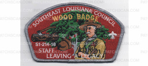 Patch Scan of Wood Badge CSP Grey Border (PO 87513)