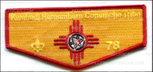 Patch Scan of Kwahadi Remembers Comanche Tribe NM Flag