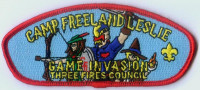 CAMP FREELAND LESLIE GAME INVASION CSP Three Fires Council #127