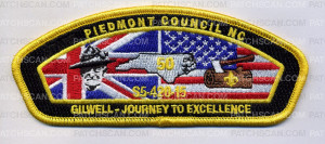 Patch Scan of Piedmont Council- Gilwell- Journey to Excellence- STAFF D# 240801