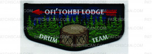Patch Scan of Drum Team Flap (PO 101646)