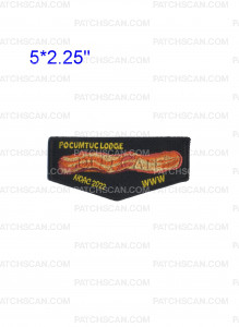 Patch Scan of Pocumtuc Lodge NOAC 2022 Delegate Flap (Bacon) 