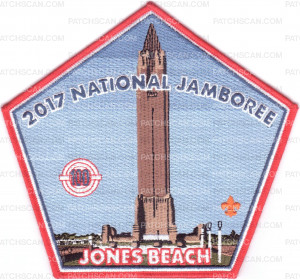Patch Scan of 2017 National Jamboree - Theodore Roosevelt Council - Jones Beach - Center
