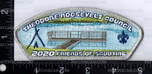 Patch Scan of Theodore Roosevelt Council Friends of Scouting 2020