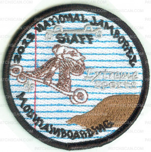 Patch Scan of TB 214190 Mountainboarding Staff 2013 Jamboree
