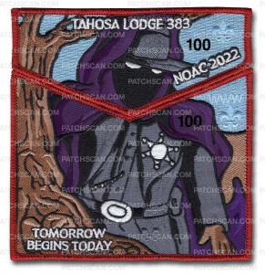 Patch Scan of P24797_CD Numbered Tahosa Lodge NOAC 2022 Trader Set