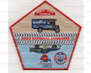 Patch Scan of 2023 National Jamboree Center Piece (PO 101264)