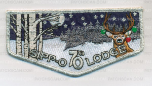 Patch Scan of Sipp-O Lodge #377 70th OA Flap