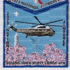 Patch Scan of 2023 National Jamboree Center Patch