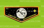 Patch Scan of Wahunsenakah 333 2023 Conclave orange border
