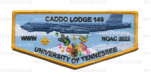Patch Scan of Caddo Lodge- NOAC 2022- Flap (Orange)