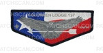 Patch Scan of Colonneh Lodge 137 (Texas Flag) Flap 