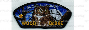 Patch Scan of Wood Badge CSP Owl (PO 101583)