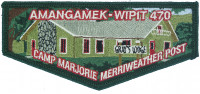 Amangamek-Wipit 470 Camp Post flap National Capital Area Council #82