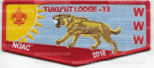 Patch Scan of Tuku'Ut Lodge 33 NOAC 2018 - pocket flap