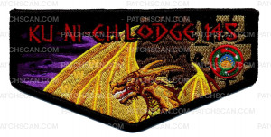 Patch Scan of KU-NI-EH Lodge 145 (Dragon) OA Flap