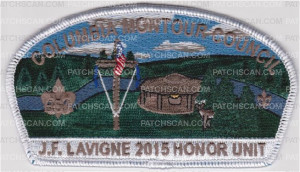 Patch Scan of J.F. Lavigne 2015 Honor Unit