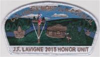 J.F. Lavigne 2015 Honor Unit Columbia-Montour Council #504