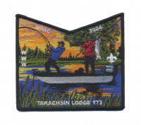 Takachsin Lodge 173 NOAC 2024 "Boat Fishing" (Bottom) Sagamore Council #162