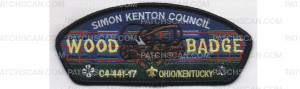 Patch Scan of Wood Badge Four Beads (PO 86925)