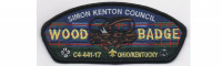 Wood Badge Four Beads (PO 86925) Simon Kenton Council #441