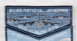 Patch Scan of 2023 National Jamboree - Coastal Carolina Council OA Pocket Set