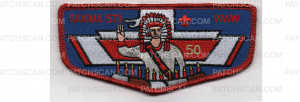 Patch Scan of 50th Anniversary Lodge Flap (PO 100967)