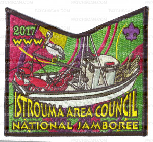 Patch Scan of Istrouma Area Council- 2017 NSJ- Bottom Piece - Shrimp Boat 