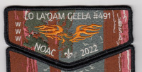 Lo La'Qam Geela NOAC Set Crater Lake Council #491