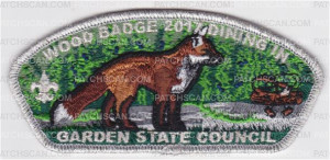 Patch Scan of Wood Badge Dining in 2017 w/ puffed fox