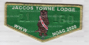 Patch Scan of Jaccos Towne Lodge Contingent - Gold