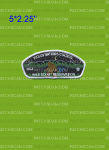 Patch Scan of Indian Nations Council 2024 Hale Scout Reservation CSP